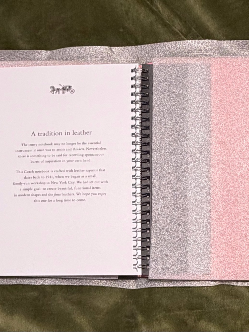Coach Pink Ice Cream Patch Notebook Cover - Picture 3 of 5